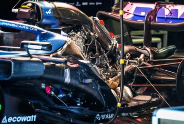moteur Mercedes utilisé par l’écurie Alpine en Formule 1
