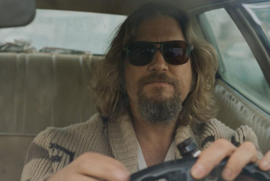 Jeff Bridges au volant de la Ford Gran Torino dans le film The Big Lebowski
