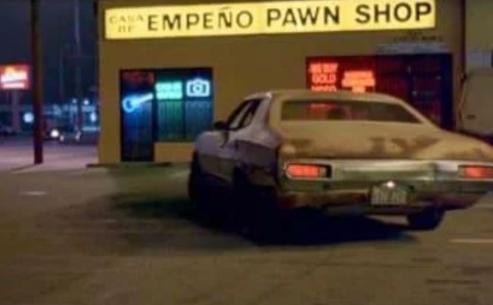 Ford Gran Torino du Dude de nuit dans The Big Lebowski