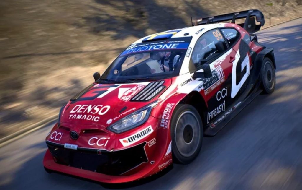 Toyota Gazoo Racing voiture WRC  2026 moderne en action sur route de rallye