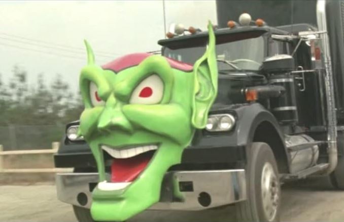 camion Western Star au visage Green Goblin dans Maximum Overdrive