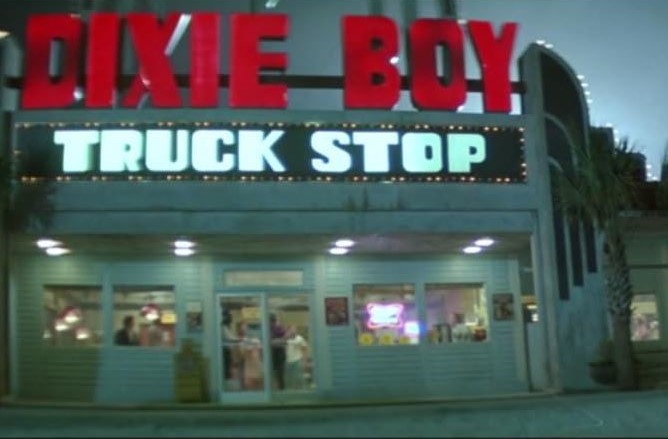 entrée du Dixie Boy Truck Stop dans le film Maximum Overdrive