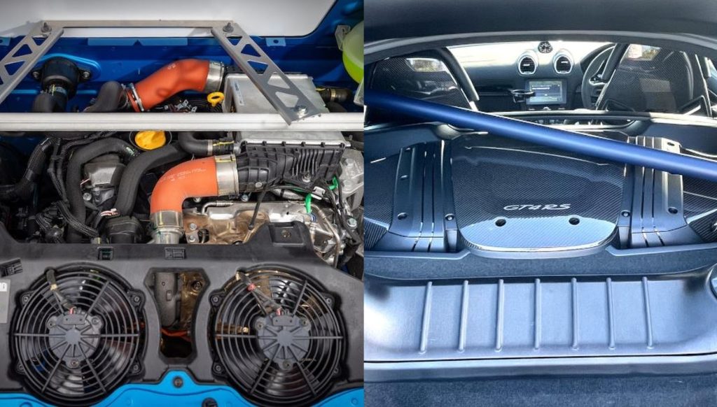 Moteur Alpine A110 vs moteur Porsche Cayman comparaison technique