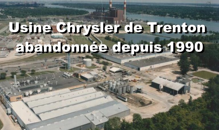 ancienne usine Chrysler de Trenton site industriel abandonné illustration du déclin