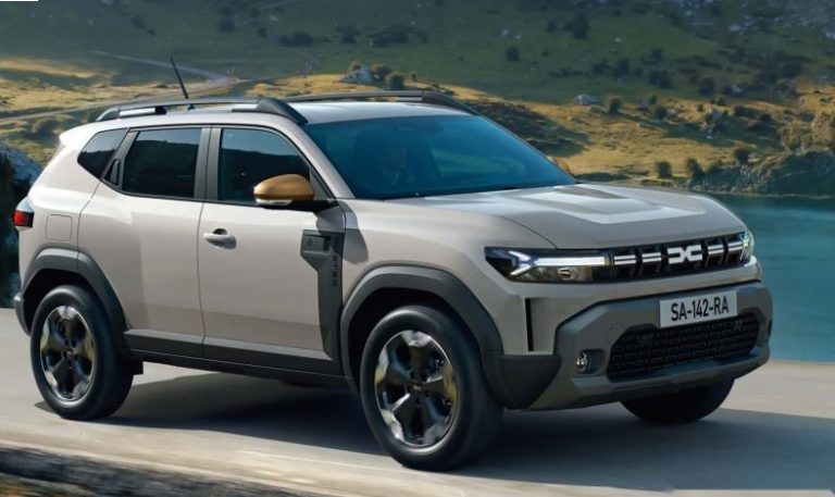 Dacia Duster GPL nouvelle génération sur route en environnement naturel
