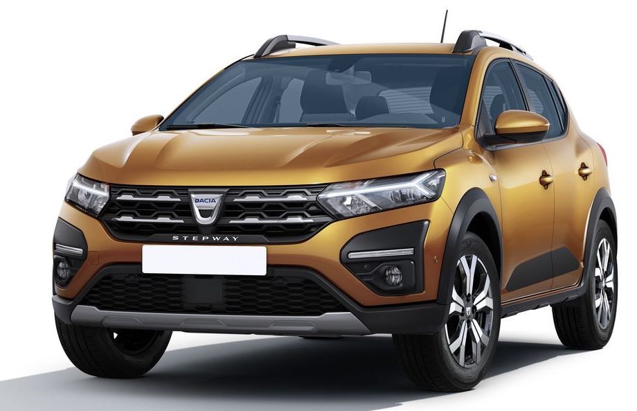 Dacia Sandero Stepway orange version surélevée look crossover urbain