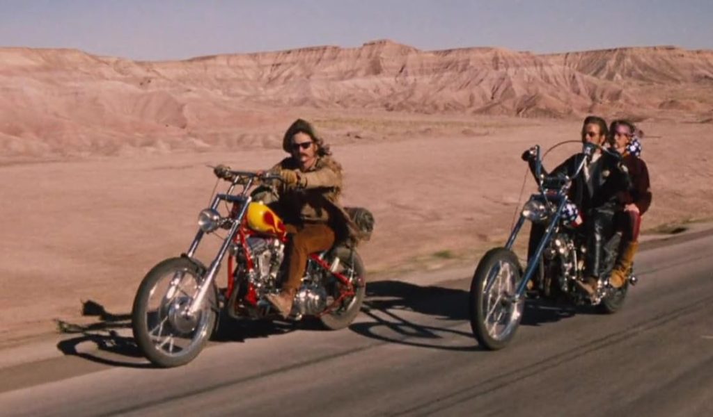 choppers Harley Easy Rider détails techniques fourche longue et cadre modifié