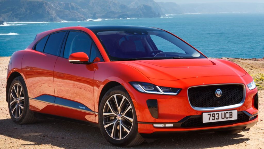 Jaguar I-Pace SUV électrique lancé en 2018 transition vers Jaguar électrique