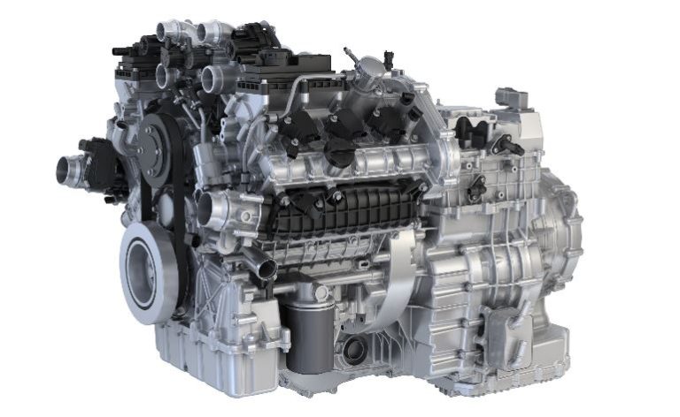 moteur V6 Renault 3.0 biturbo présenté à Pékin avec transmission hybride