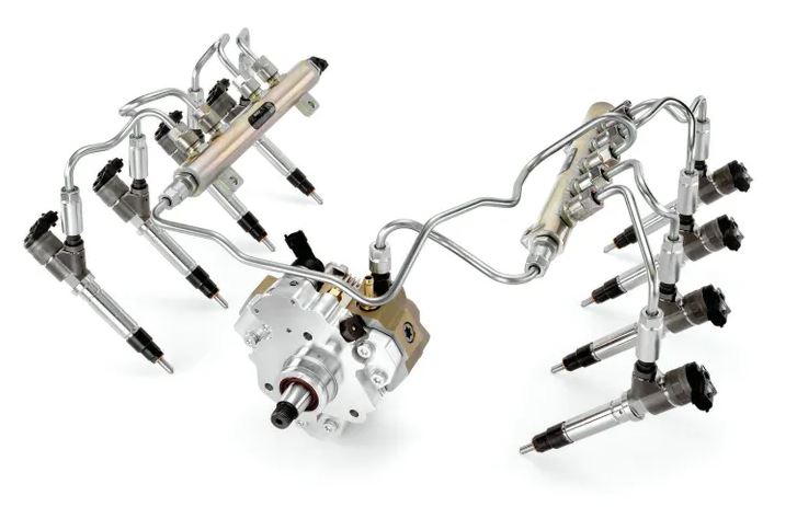 système injection common rail pompe haute pression injecteurs rail carburant
