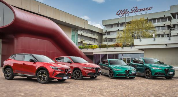 Gamme Alfa Romeo actuelle avec Junior Tonale Giulia et Stelvio