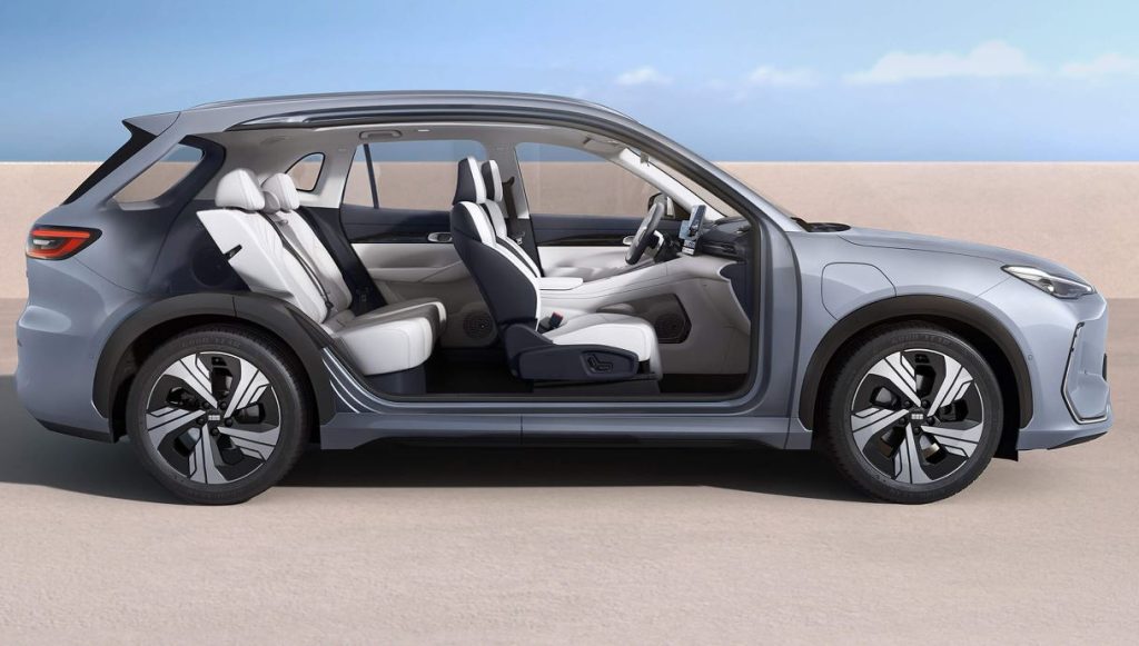Habitabilité du Geely E5 avec ungrand espace intérieur