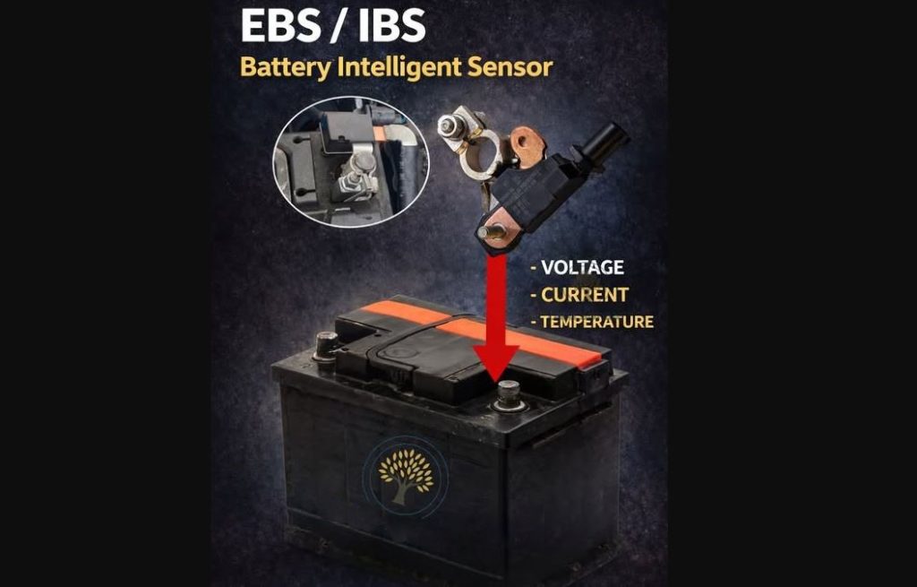 Capteur IBS de gestion électronique batterie 12V sur borne négative