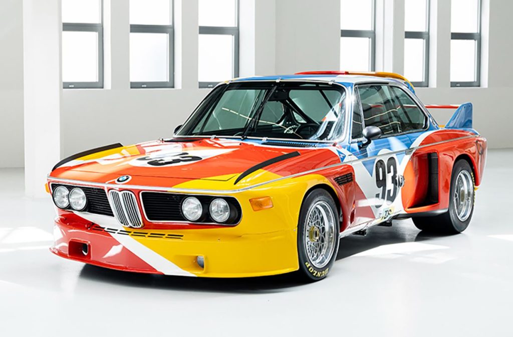 BMW 3.0 CSL Batmobile de compétition avec kit aérodynamique élargi