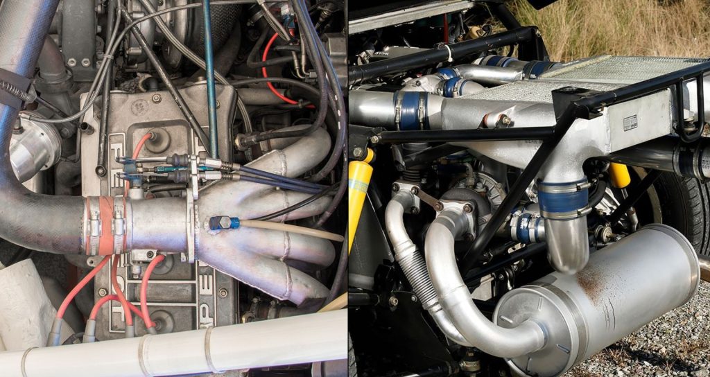 Moteurs de Peugeot 205 T16 et Lancia Delta S4 comparés en détail technique