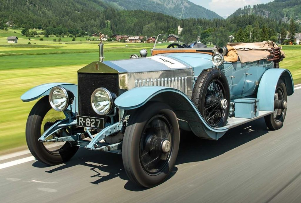 Rolls-Royce Silver Ghost ancienne similaire aux modèles appréciés par Serge Gainsbourg