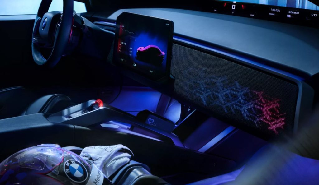 Habitacle futuriste de la BMW M3 électrique Concept Neue Klasse