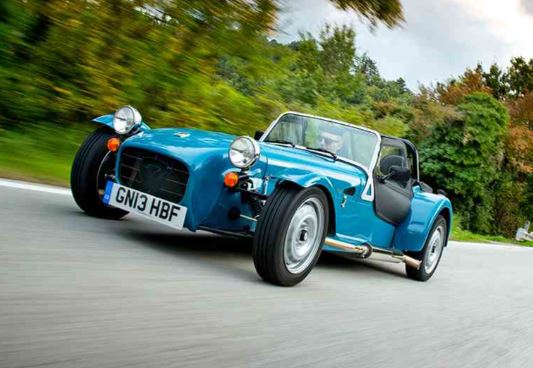 Caterham Seven moderne, héritière directe de la Lotus Seven originelle