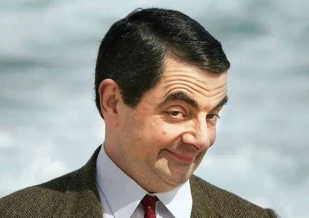 Rowan Atkinson dans le rôle de Mr Bean lors d'un événement promotionnel