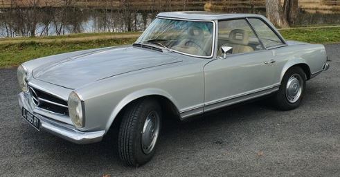 Mercedes 230 SL Pagode à restaurer, un classique allemand en attente d'une seconde vie
