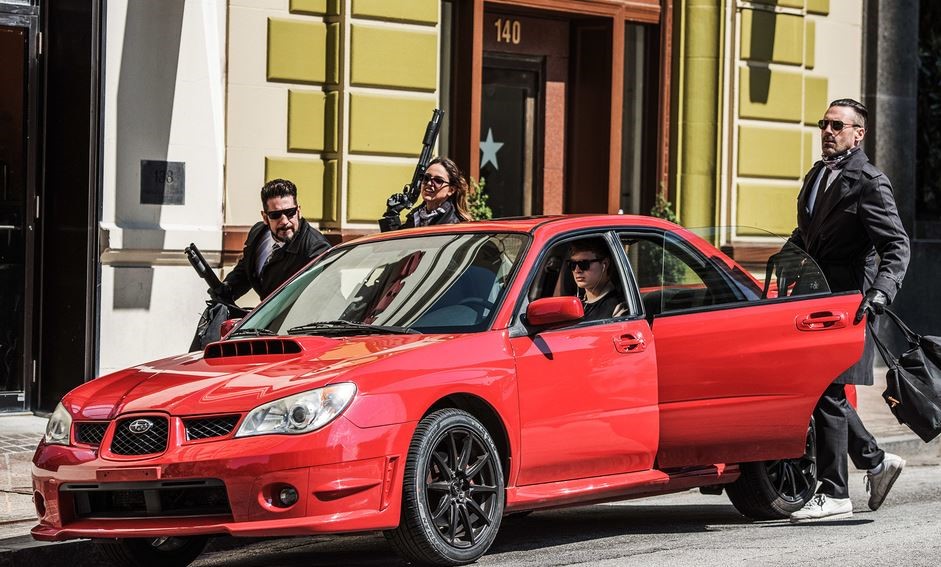 Subaru Impreza WRX utilisée dans le film Baby Driver