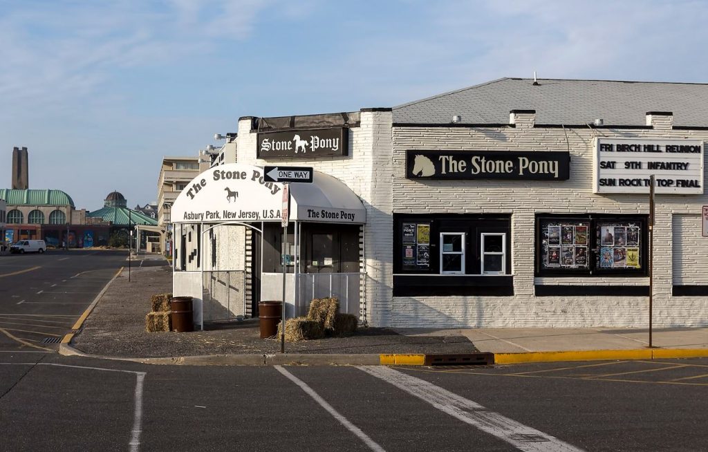 Façade du Stone Pony à Asbury Park dans le New Jersey