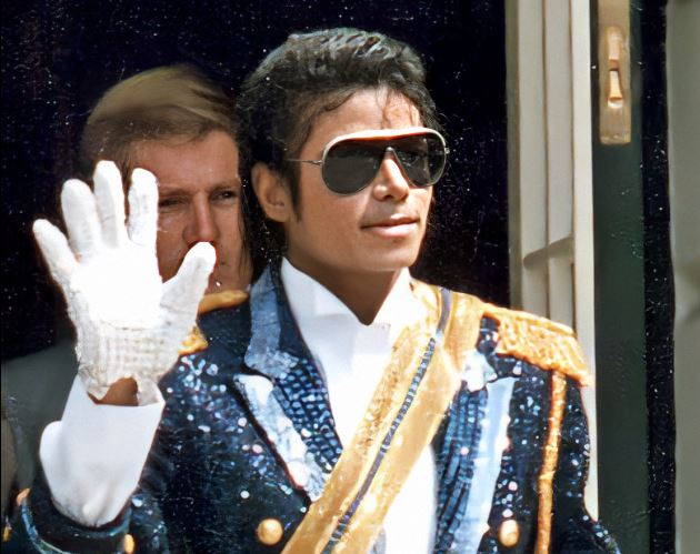 Michael Jackson lors d’une apparition publique au sommet de sa célébrité