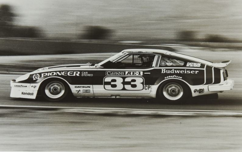 Datsun 240Z de compétition pilotée par Paul Newman dans les années 1970
