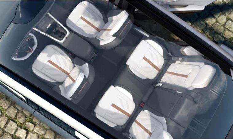 Habitacle spacieux de la Zeekr 7 GT avec cinq véritables places