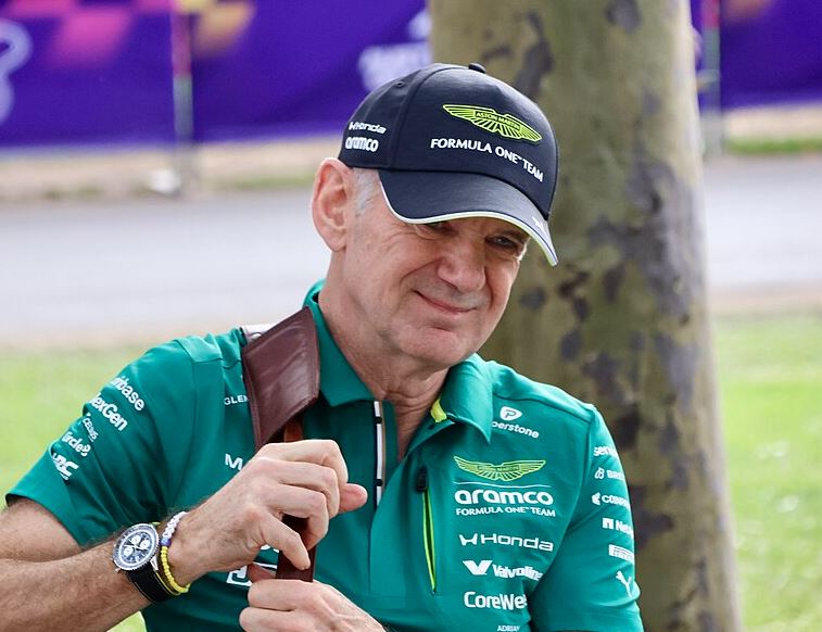 Adrian Newey, ingénieur de Formule 1 à l'origine du projet Aston Martin Valkyrie