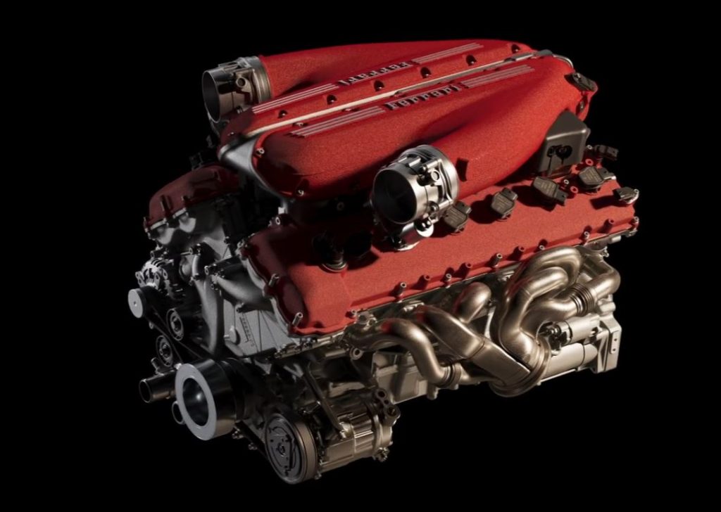 Moteur V12 atmosphérique 6,5 litres de 830 ch équipant la Ferrari 12Cilindri Manuale