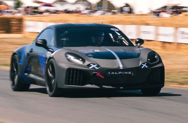 Prototype Alpine A110 électrique présenté au Goodwood Festival of Speed 2026