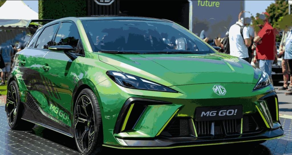 Concept MG Go! annonçant la future citadine électrique au Goodwood Festival of Speed 2026