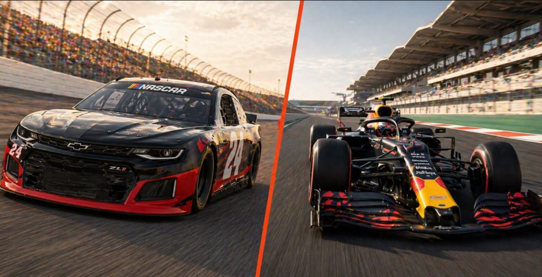 NASCAR vs Formule 1 illustrant les différences entre les deux disciplines automobiles