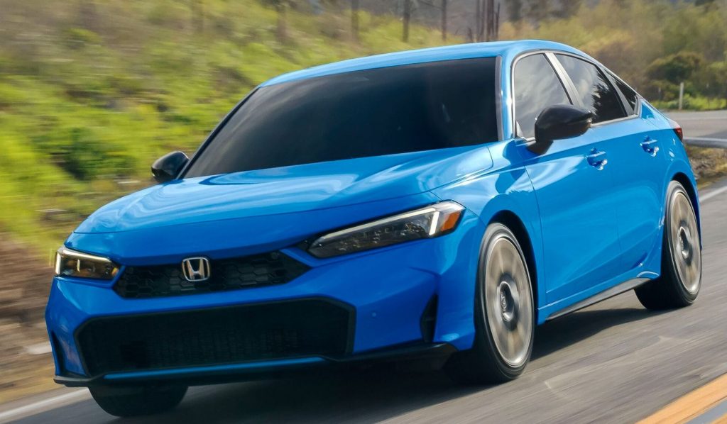 Honda Civic moderne représentant la réputation des voitures japonaises en matière de fiabilité