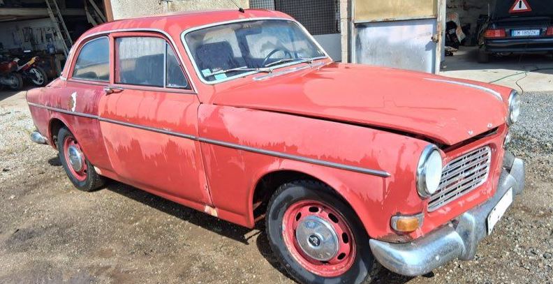 Volvo Amazon 123 GT de 1967 retrouvée avant une future restauration