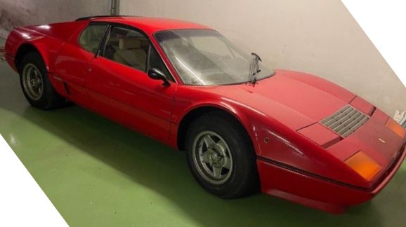 Ferrari BB 512 de 1979 retrouvée lors d'une sortie de grange exceptionnelle