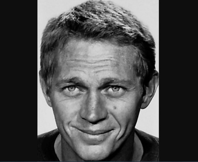 Portrait de Steve McQueen, acteur américain surnommé le King of Cool