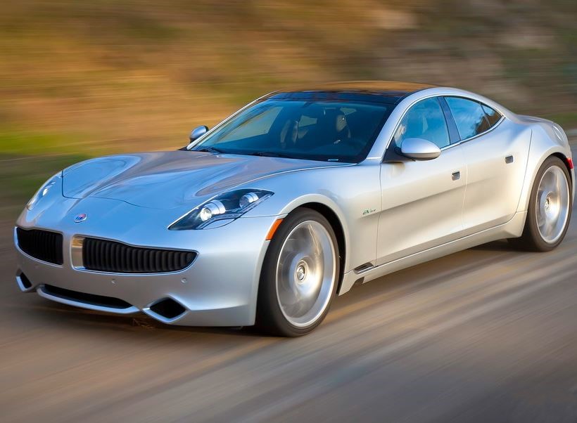 Fisker Karma hybride rechargeable ayant fait partie des voitures de Leonardo DiCaprio