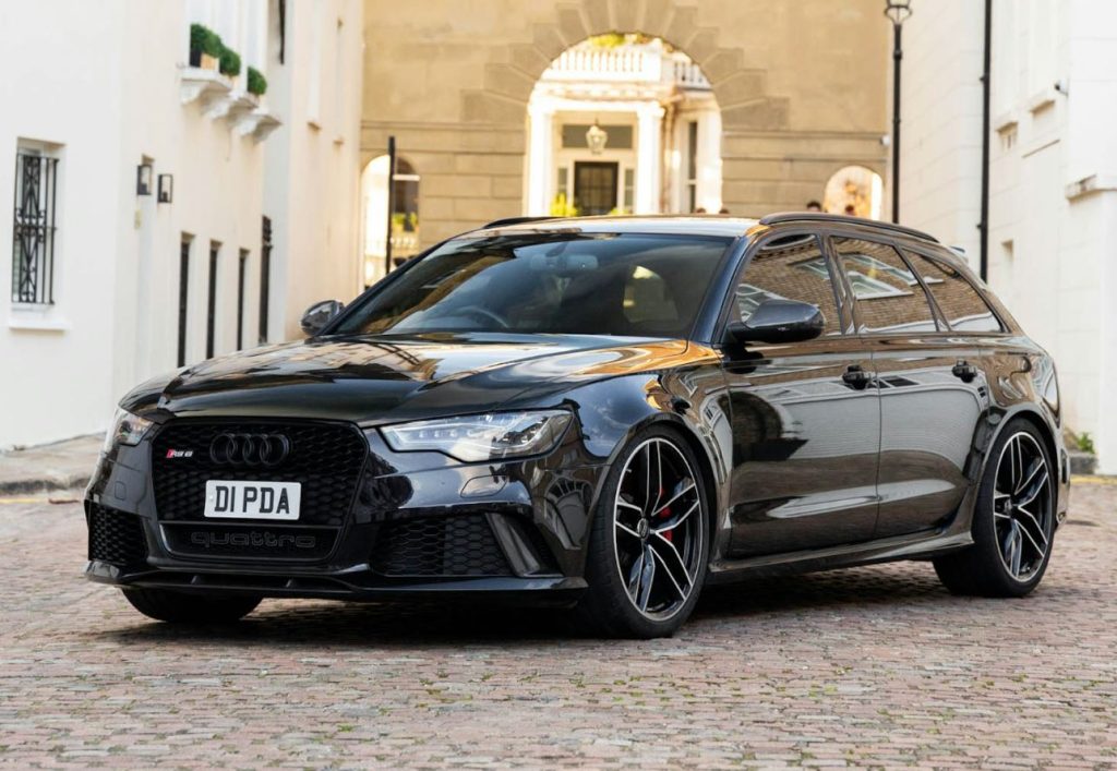 Audi RS6 Performance noire, le break sportif utilisé par Valentino Rossi