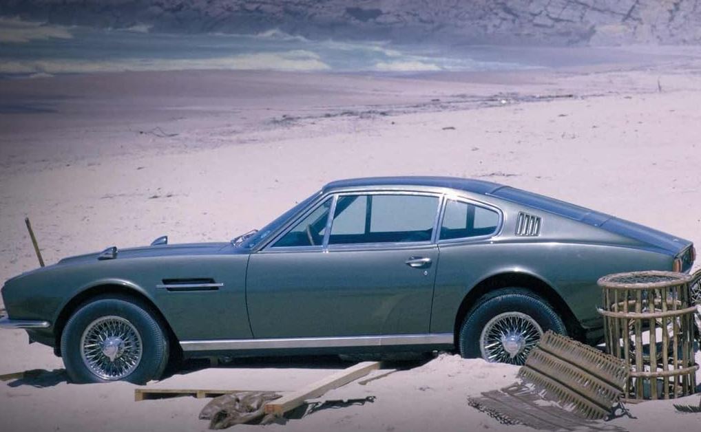 Aston Martin DBS utilisée par James Bond dans Au service secret de Sa Majesté