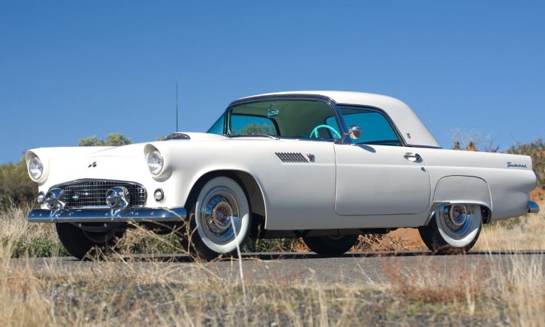 Ford Thunderbird 1955 avec hard-top amovible, première génération du célèbre cabriolet américain