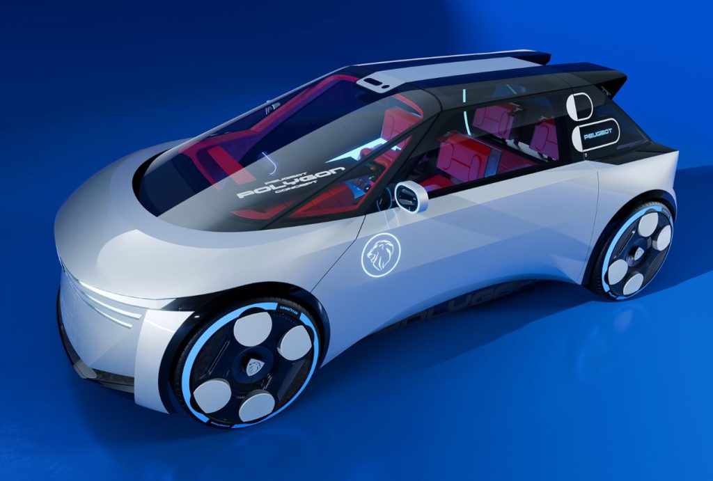 Concept Peugeot Polygon préfigurant la future Peugeot 208