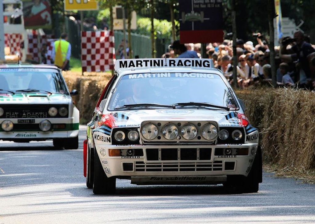 Lancia Delta Integrale Martini Racing en rallye durant ses années de domination