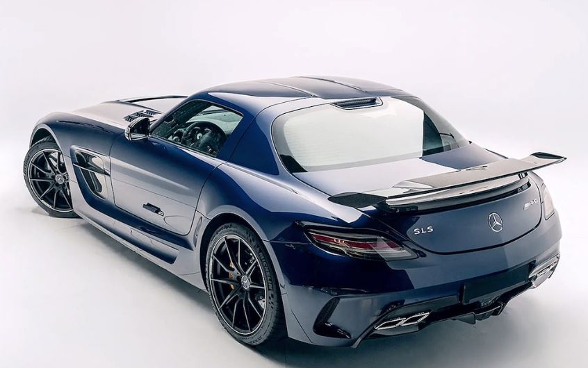 Mercedes SLS AMG Black Series vue de trois quarts arrière