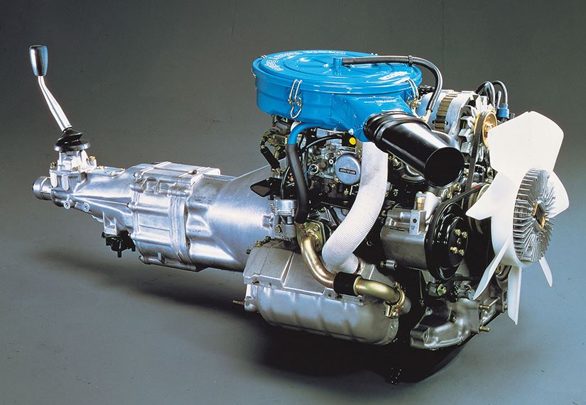Ensemble moteur rotatif et boîte de vitesses d'une première génération de Mazda RX-7