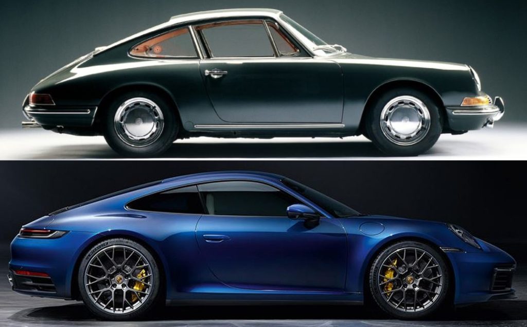 Porsche 911 901 et 992 comparées, plus de 60 ans d'évolution