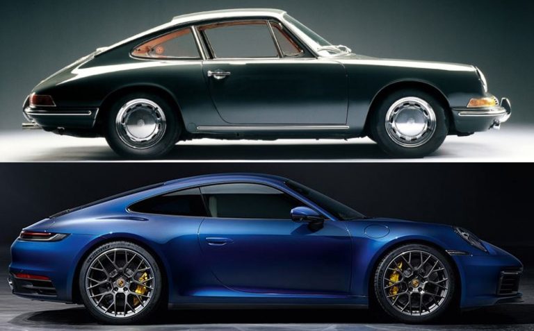 Porsche 911 901 et 992 comparées, plus de 60 ans d'évolution