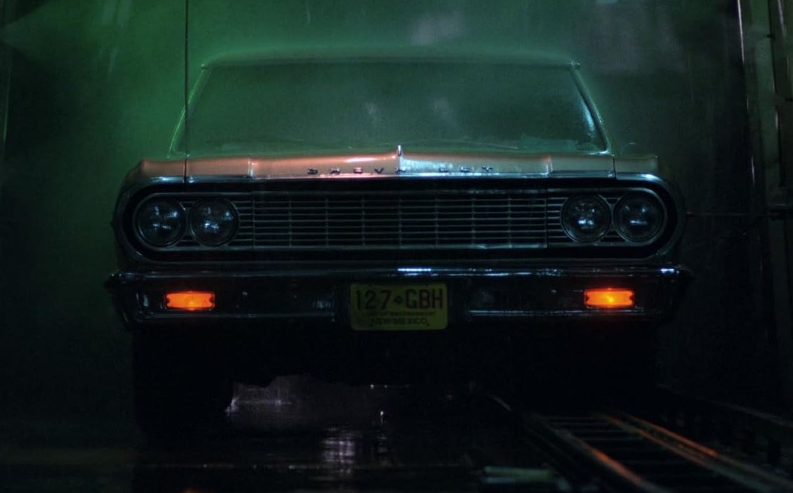 Chevrolet Malibu 1964 de Repo Man vue de face dans le film