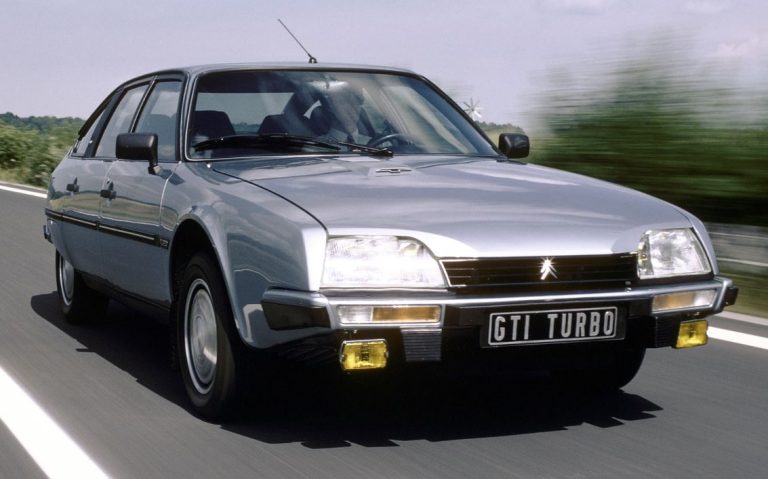 Citroën CX GTi Turbo, l'un des modèles emblématiques de la réputation de Citroën